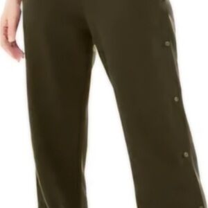 Alo Snap Tearaway Track Pants in Olive green Worn once